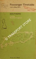 Book cover of Southern Passenger Timetable - London, Southern England, from 4 May 1970 by British Rail Southern Region